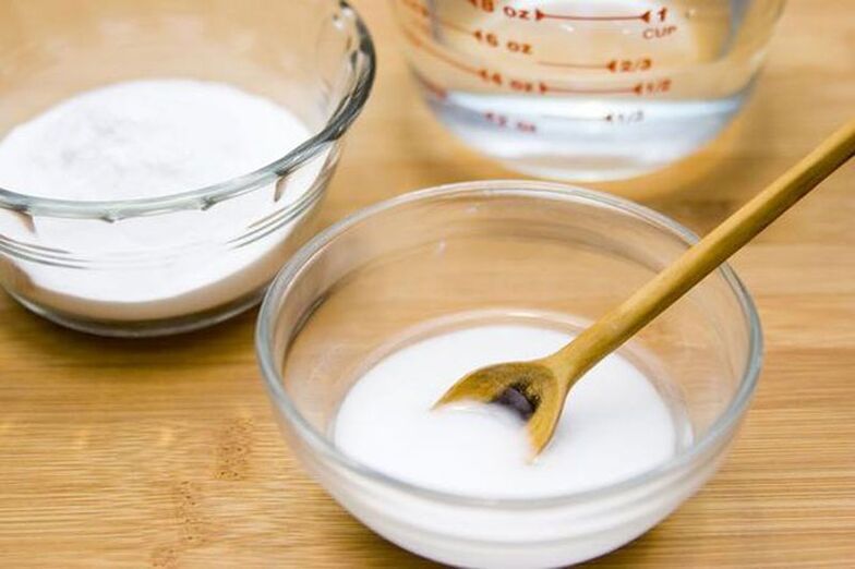 vydrhnite sódou na rast penisu